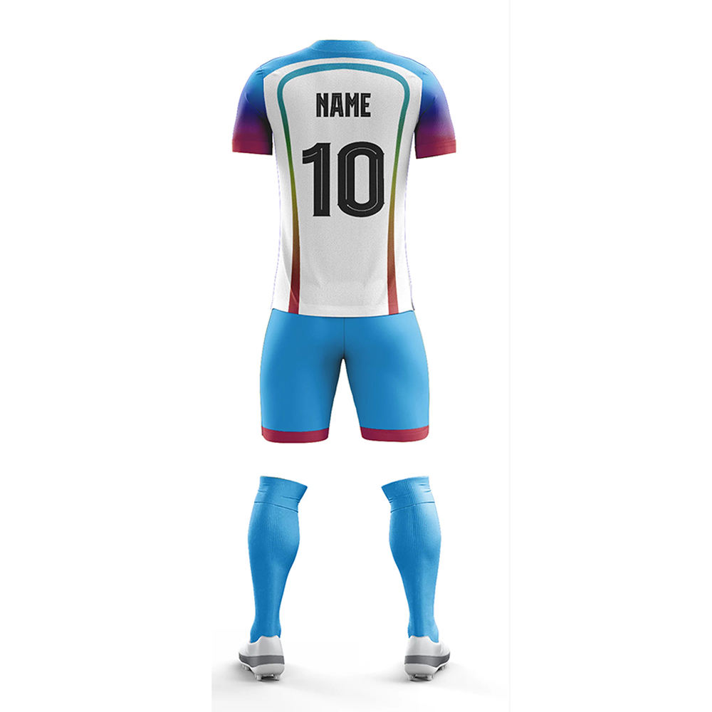 National Apparels 2024 Latest Design Soccer Uniform Set New Arrival Team Name Men Soccer Sports Football Uniforms For Sale